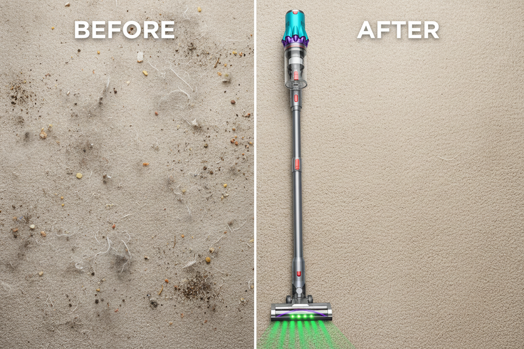 Avant après moquette